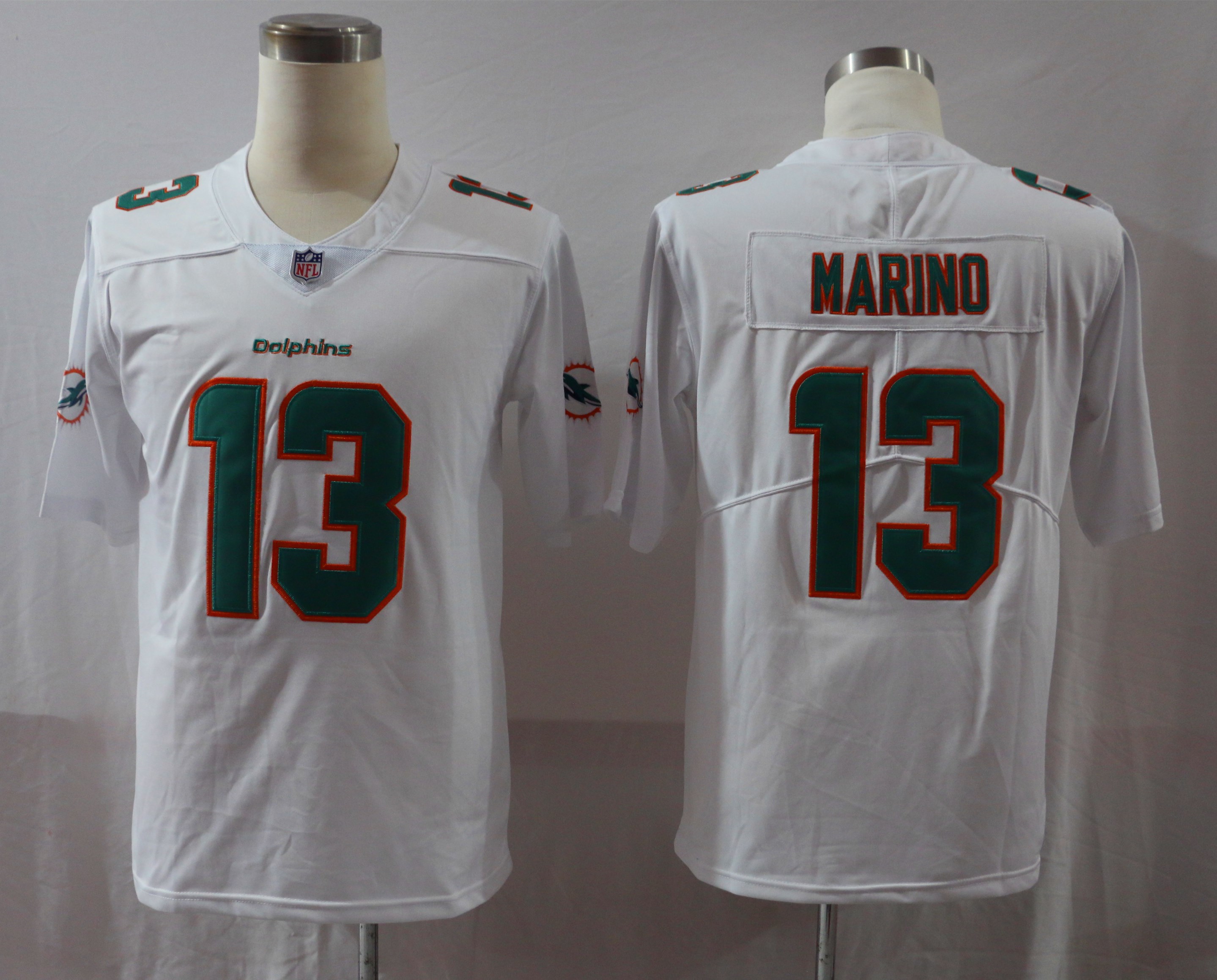 Men's Miami Dolphins Dan Marino #13 White Jersey